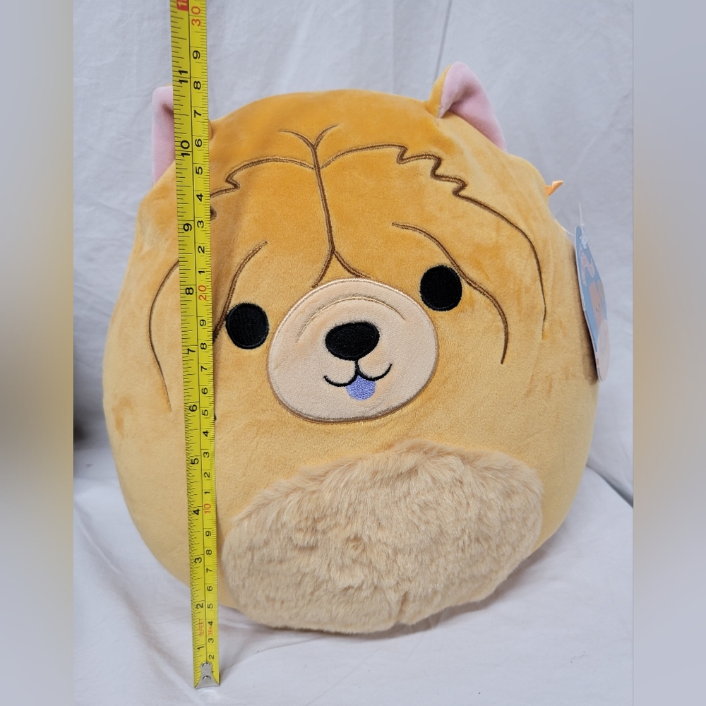Original Squishmallows SANDRO 11" Ultra Rare Blue Tongue Chow Dog Soft Plush NWT - Picture 10 of 10